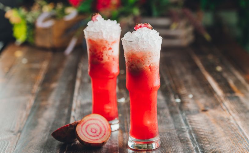 Berry Colada Cocktail at The Botanist in Bath